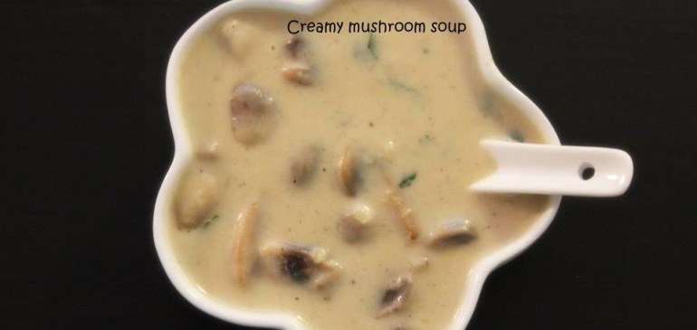 Mushroom Creamy Soup
