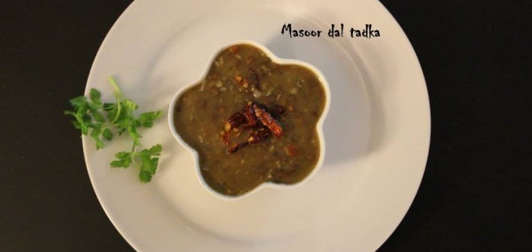 Masoor dal tadka