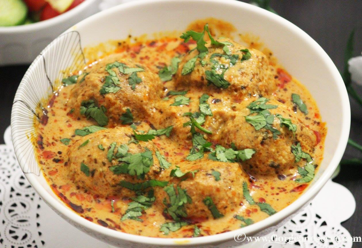 Malai Kofta Indian Cottage Cheese Dumplings In A Cashewnut Gravy