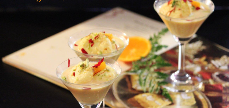 Orange Rasmalai