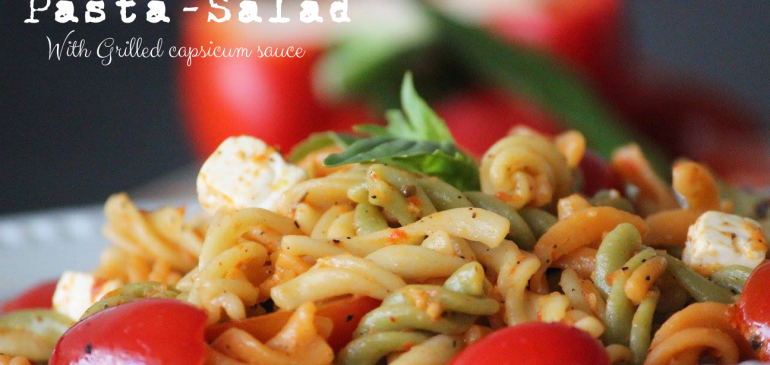 Tri Colour Pasta Salad