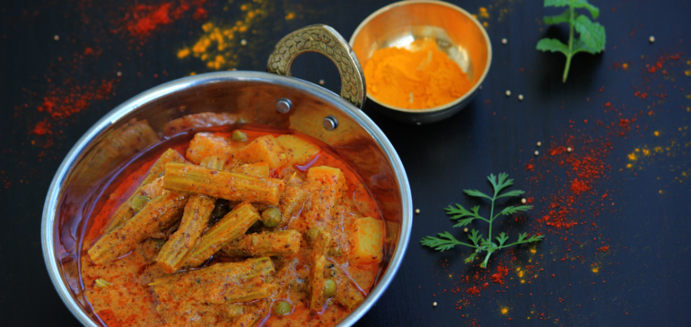 Drumstick Potato curry